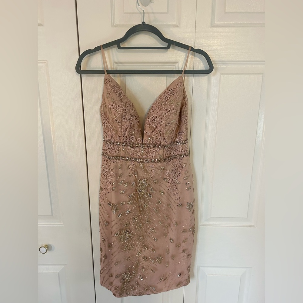 WORN ONCE super cute/sparkly homecoming or prom dress!